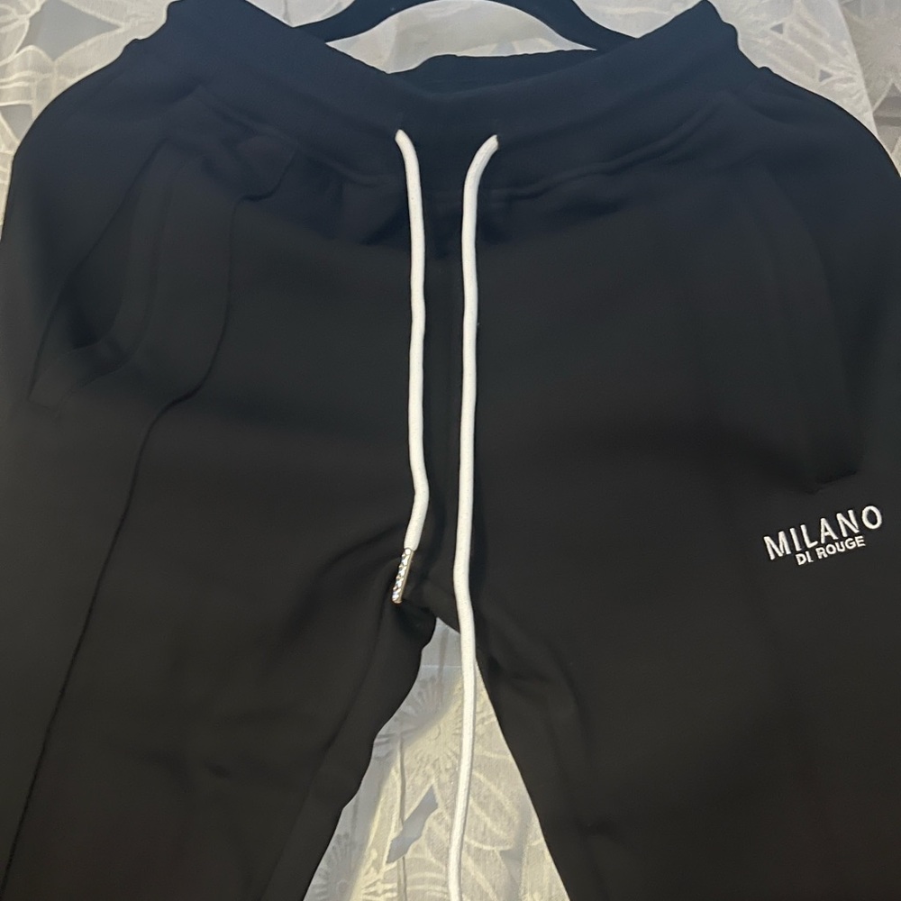 Milano Di Rouge Black Joggers